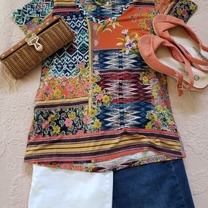 Johnny Was tunic t-shirt.